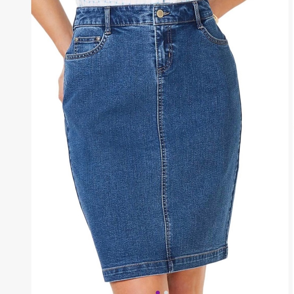 Denim Skirt -Charter Club